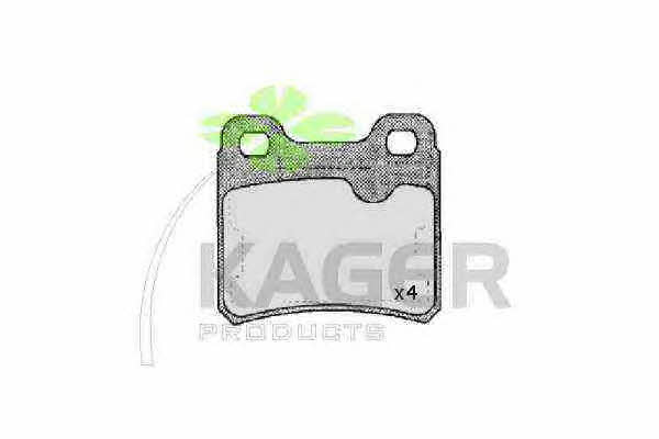 Kager 35-0125 Brake Pad Set, disc brake 350125