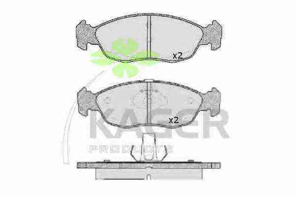 Kager 35-0137 Brake Pad Set, disc brake 350137