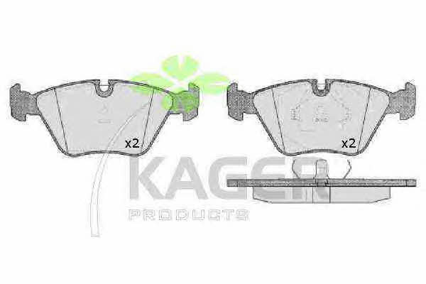 Kager 35-0152 Brake Pad Set, disc brake 350152