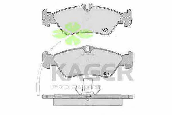 Kager 35-0158 Brake Pad Set, disc brake 350158