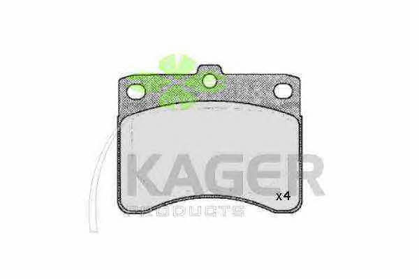 Kager 35-0207 Brake Pad Set, disc brake 350207
