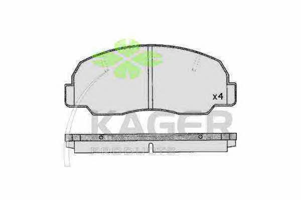 Kager 35-0246 Brake Pad Set, disc brake 350246
