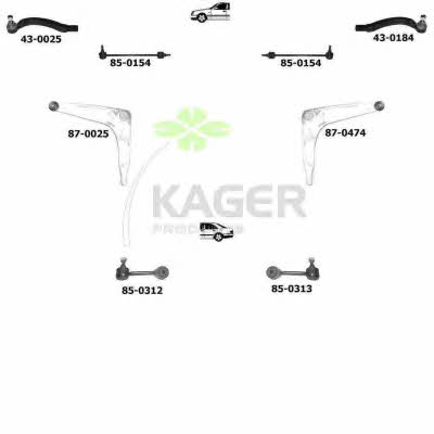  80-0756 Wheel suspension 800756