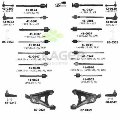  80-0800 Wheel suspension 800800