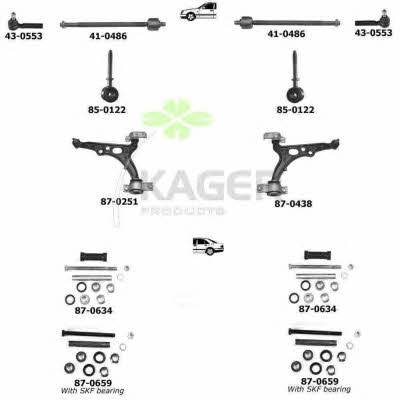  80-0808 Wheel suspension 800808