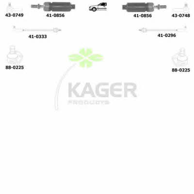 Kager 80-0846 Wheel suspension 800846