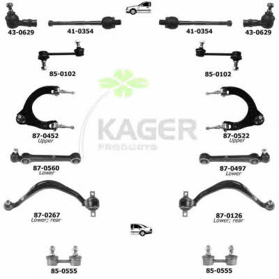 Kager 80-0862 Wheel suspension 800862