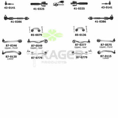  80-1015 Wheel suspension 801015