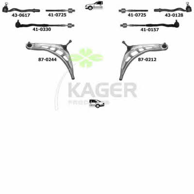  80-1075 Wheel suspension 801075