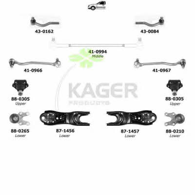Kager 80-1146 Wheel suspension 801146