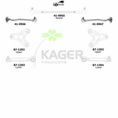 Kager 80-1149 Wheel suspension 801149