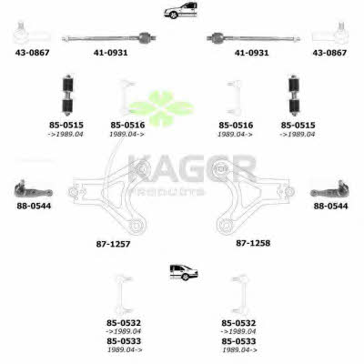  80-1215 Wheel suspension 801215