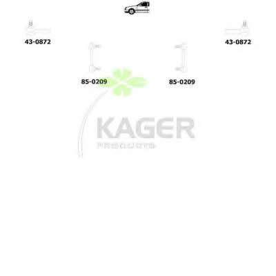 Kager 80-1236 Wheel suspension 801236