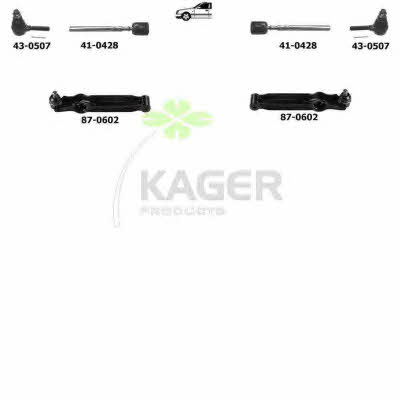 Kager 80-1238 Wheel suspension 801238