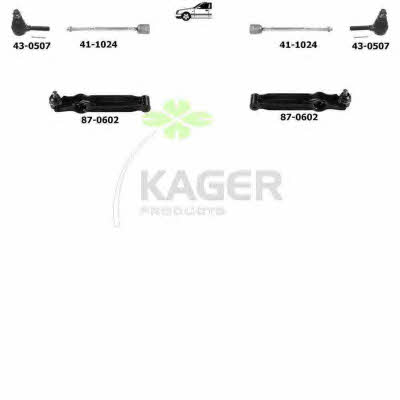 Kager 80-1239 Wheel suspension 801239
