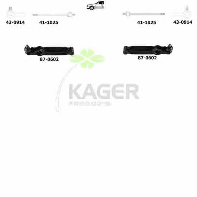Kager 80-1240 Wheel suspension 801240