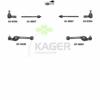 Kager 80-1362 Wheel suspension 801362