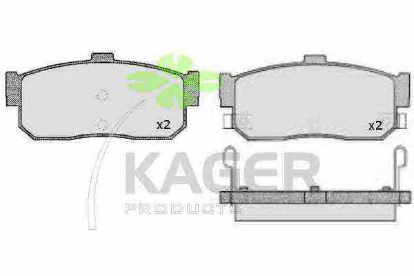 Kager 35-0267 Brake Pad Set, disc brake 350267