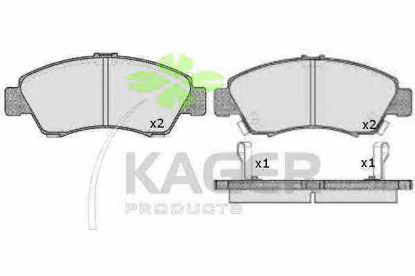 Kager 35-0298 Brake Pad Set, disc brake 350298