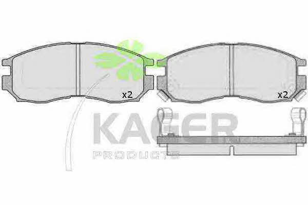 Kager 35-0308 Brake Pad Set, disc brake 350308