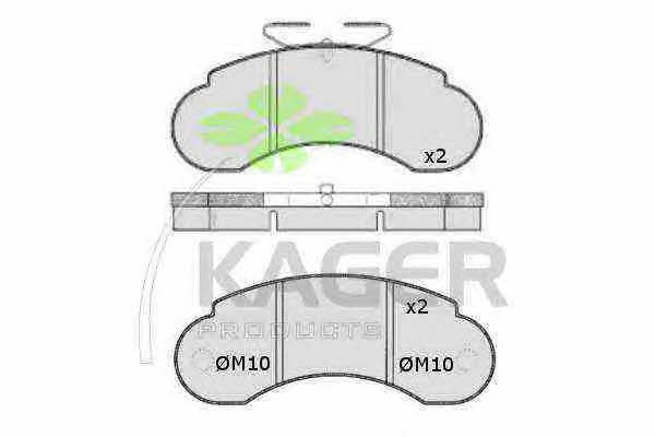 Kager 35-0315 Brake Pad Set, disc brake 350315