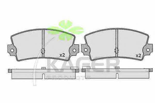 Kager 35-0329 Brake Pad Set, disc brake 350329
