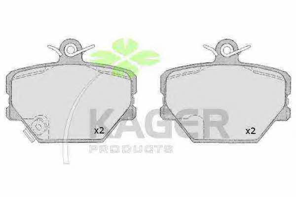 Kager 35-0460 Brake Pad Set, disc brake 350460