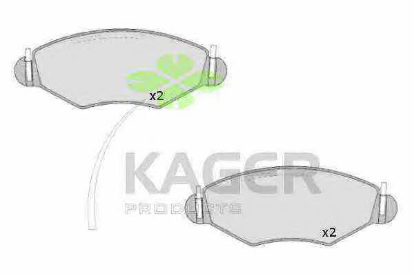 Kager 35-0467 Brake Pad Set, disc brake 350467