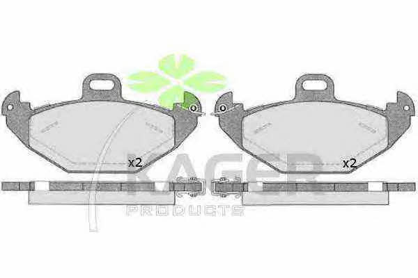Kager 35-0489 Brake Pad Set, disc brake 350489