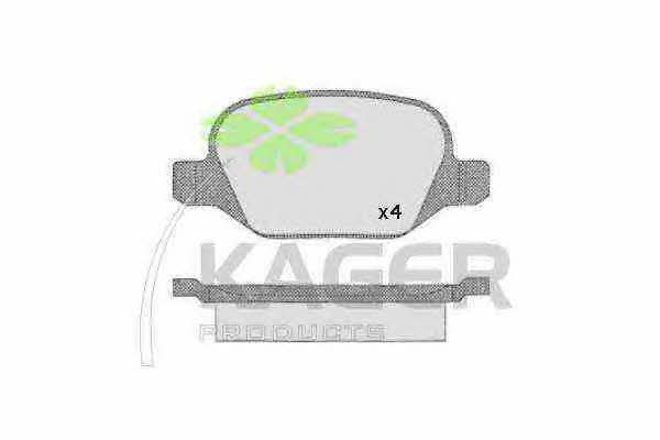 Kager 35-0490 Brake Pad Set, disc brake 350490