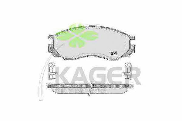 Kager 35-0494 Brake Pad Set, disc brake 350494