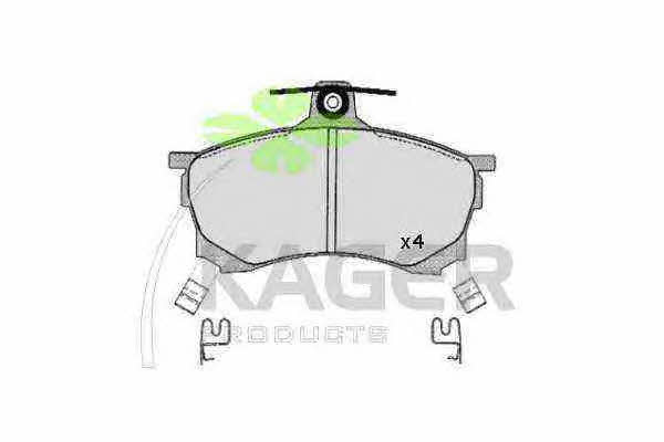 Kager 35-0501 Brake Pad Set, disc brake 350501