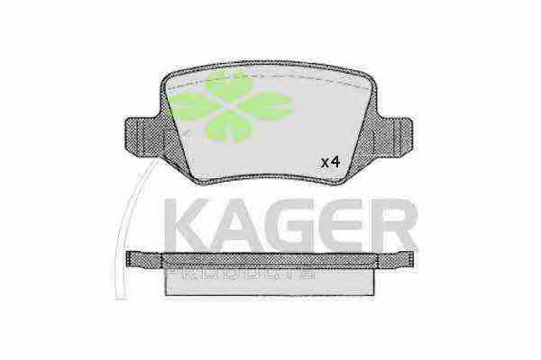 Kager 35-0526 Brake Pad Set, disc brake 350526
