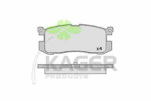 Kager 35-0553 Brake Pad Set, disc brake 350553