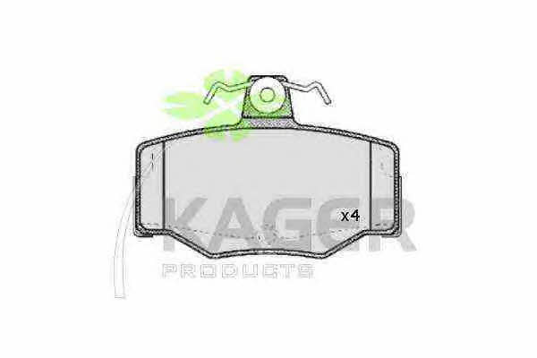 Kager 35-0612 Brake Pad Set, disc brake 350612