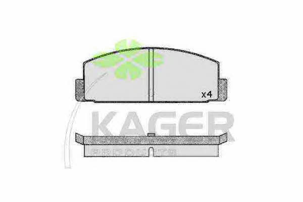 Kager 35-0619 Brake Pad Set, disc brake 350619