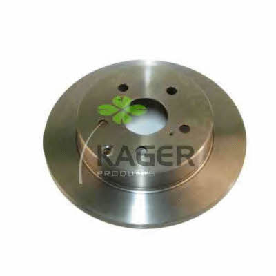 Kager 37-1147 Rear brake disc, non-ventilated 371147