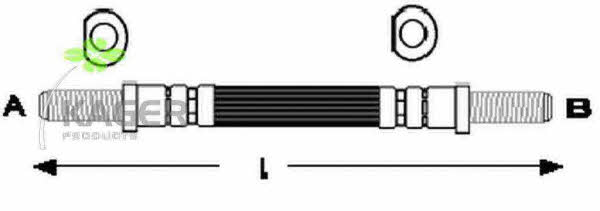 Kager 38-0317 Brake Hose 380317