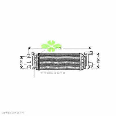 Kager 31-3985 Intercooler, charger 313985