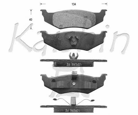 Kaishin D10046 Brake Pad Set, disc brake D10046