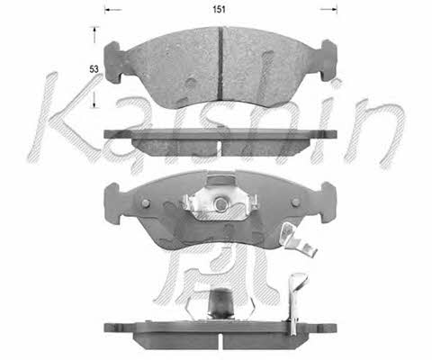 Kaishin D10135 Brake Pad Set, disc brake D10135