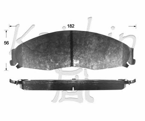 Kaishin D10136 Brake Pad Set, disc brake D10136