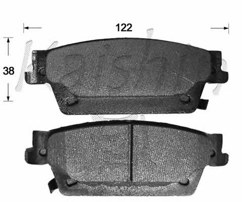 Kaishin D10143 Brake Pad Set, disc brake D10143