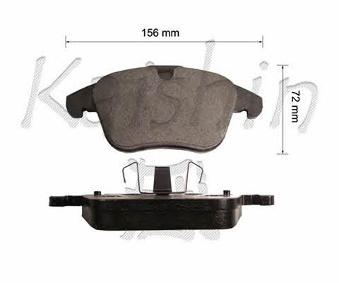 Kaishin D10159 Brake Pad Set, disc brake D10159