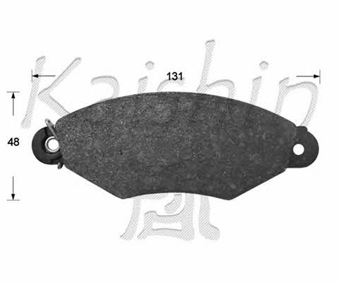 Kaishin D10167 Brake Pad Set, disc brake D10167