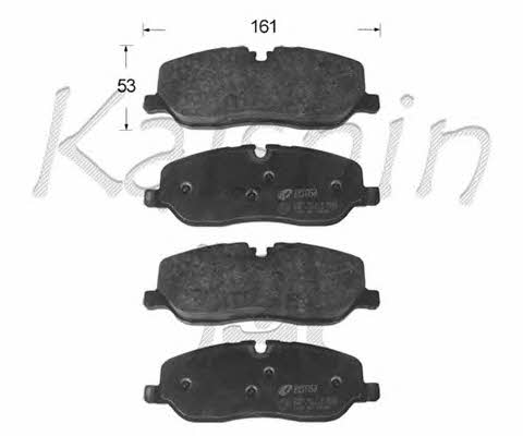 Kaishin D10168 Brake Pad Set, disc brake D10168