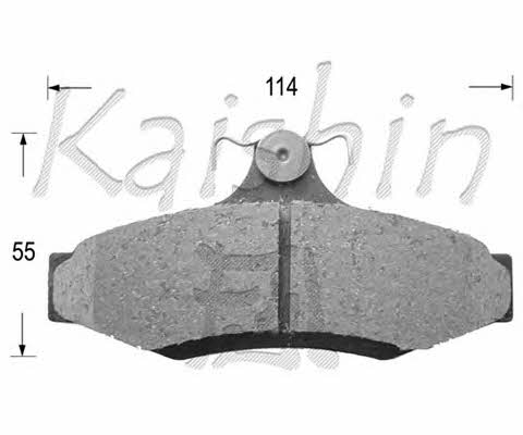 Kaishin D11172 Brake Pad Set, disc brake D11172