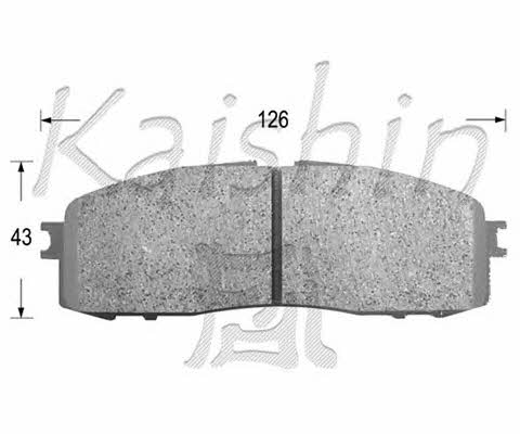 Kaishin D2062 Brake Pad Set, disc brake D2062