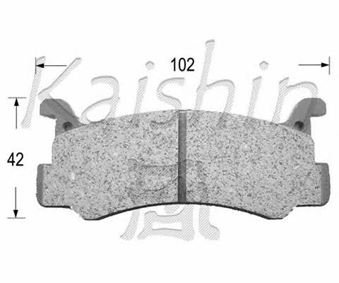 Kaishin D3031 Brake Pad Set, disc brake D3031