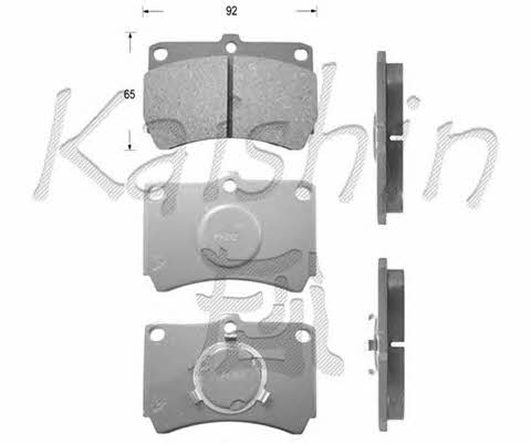 Kaishin D3049 Brake Pad Set, disc brake D3049